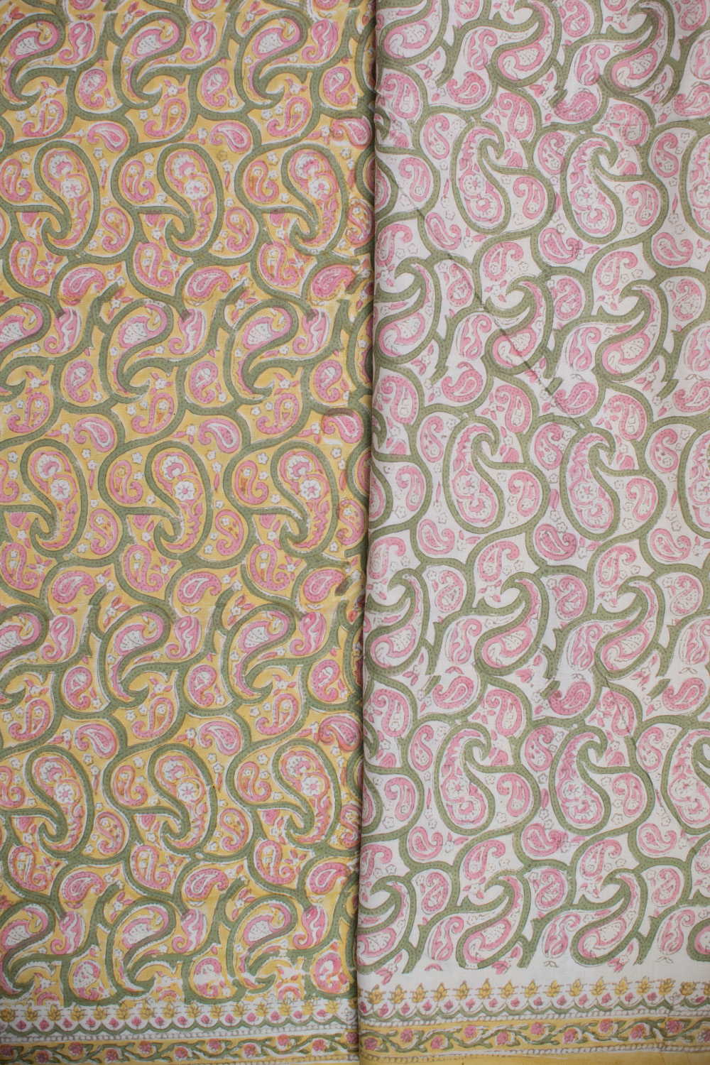 Block Printed Cotton Saree - Matkatus