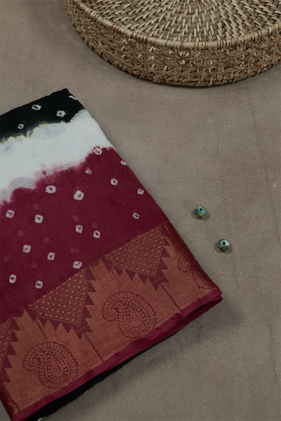 Bandhani Cotton Saree-Matkatus 