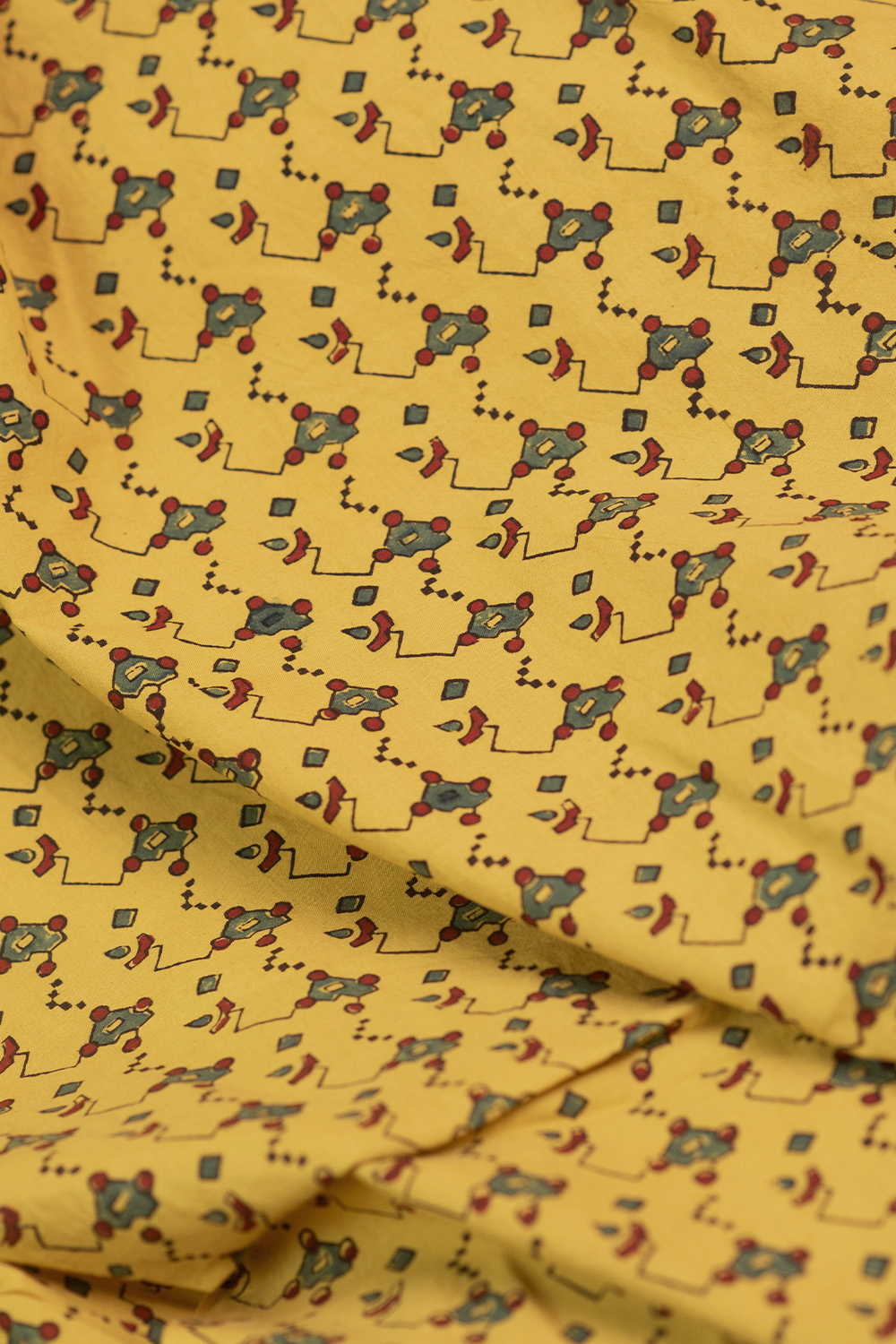 Block Printed Fabric - Matkatus 