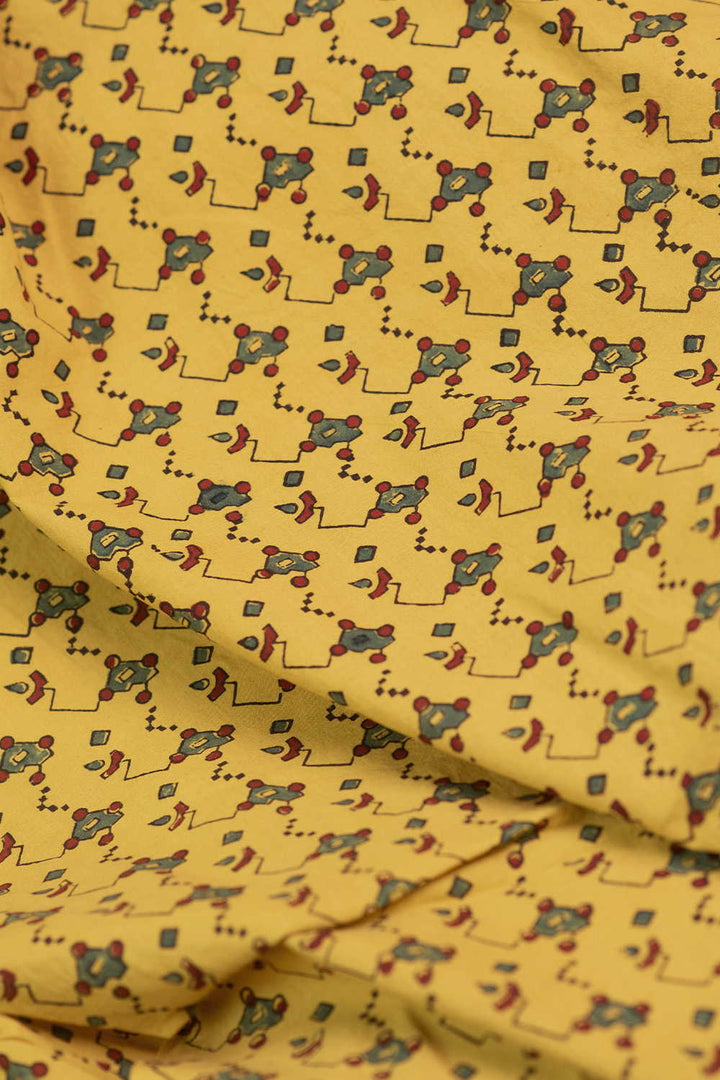 Block Printed Fabric - Matkatus 