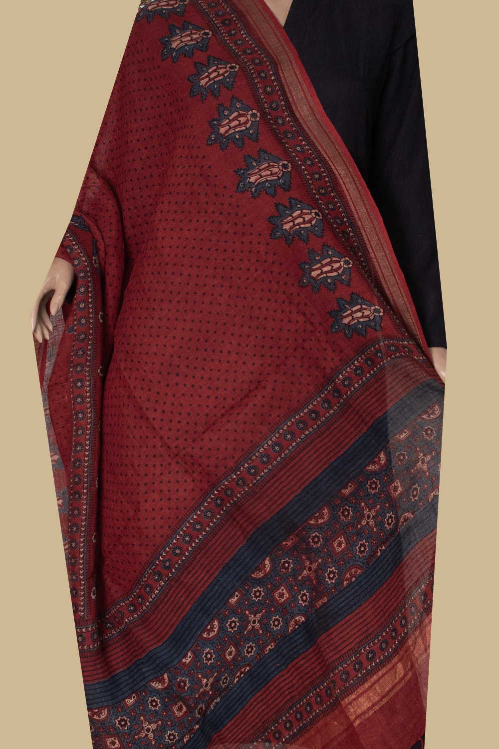 Ajrak Dupatta - Matkatus 