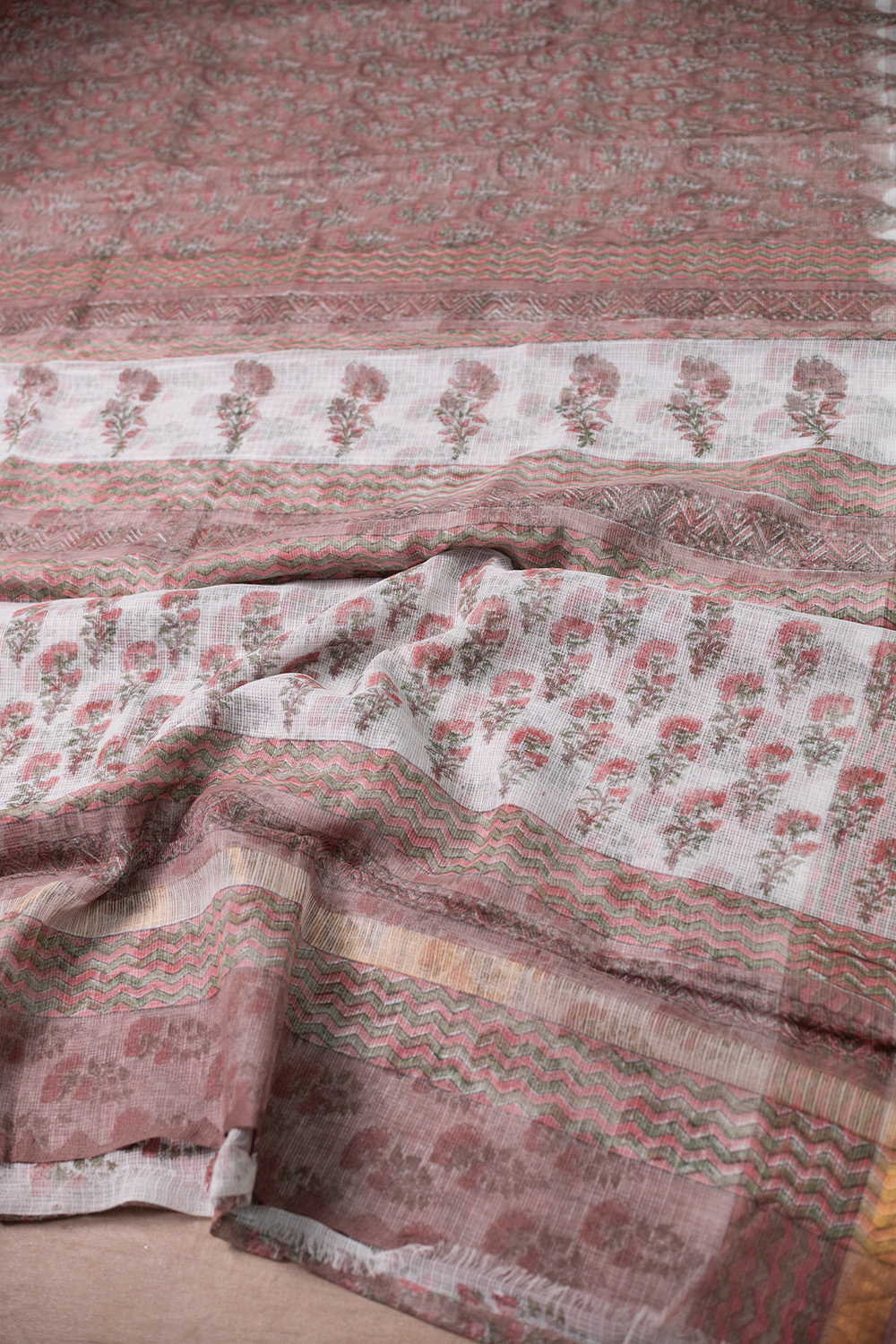 Block Printed Sarees - Matkatus 