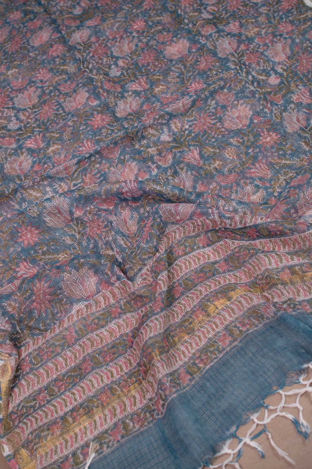 Block Printed Dupattas - Matkatus 