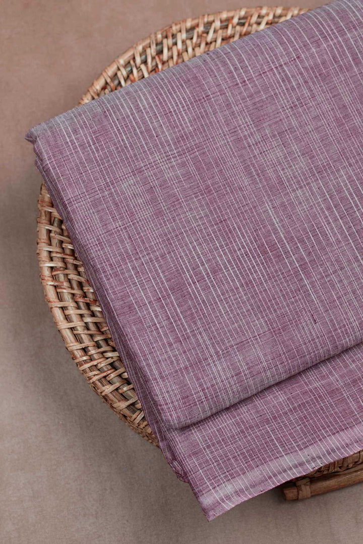 Light Pink Handwoven Cotton Fabric