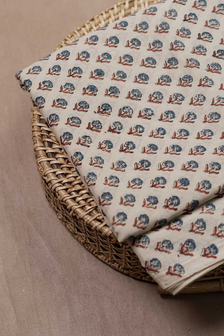 Ajrak Mul Cotton Fabric - Matkatus 