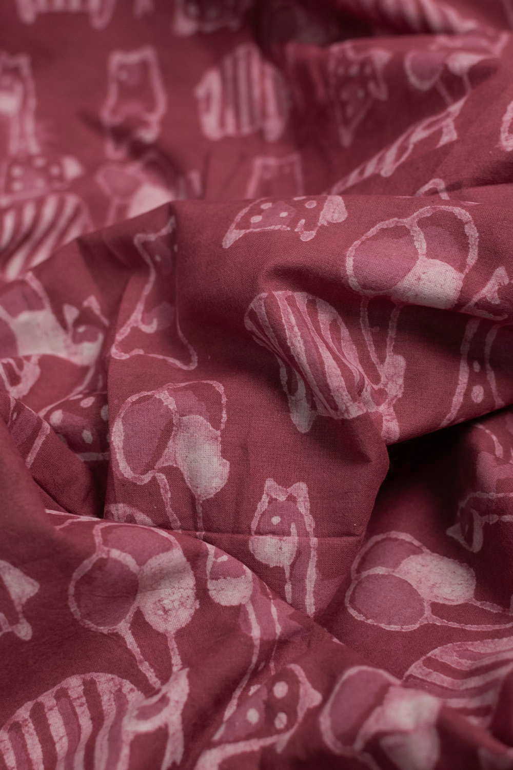 Jungle Parade Dabu Cotton Fabric - 0.75m