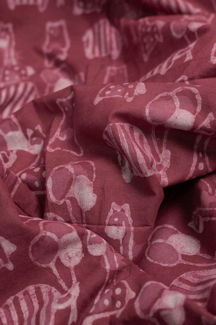 Jungle Parade Dabu Cotton Fabric - 0.75m