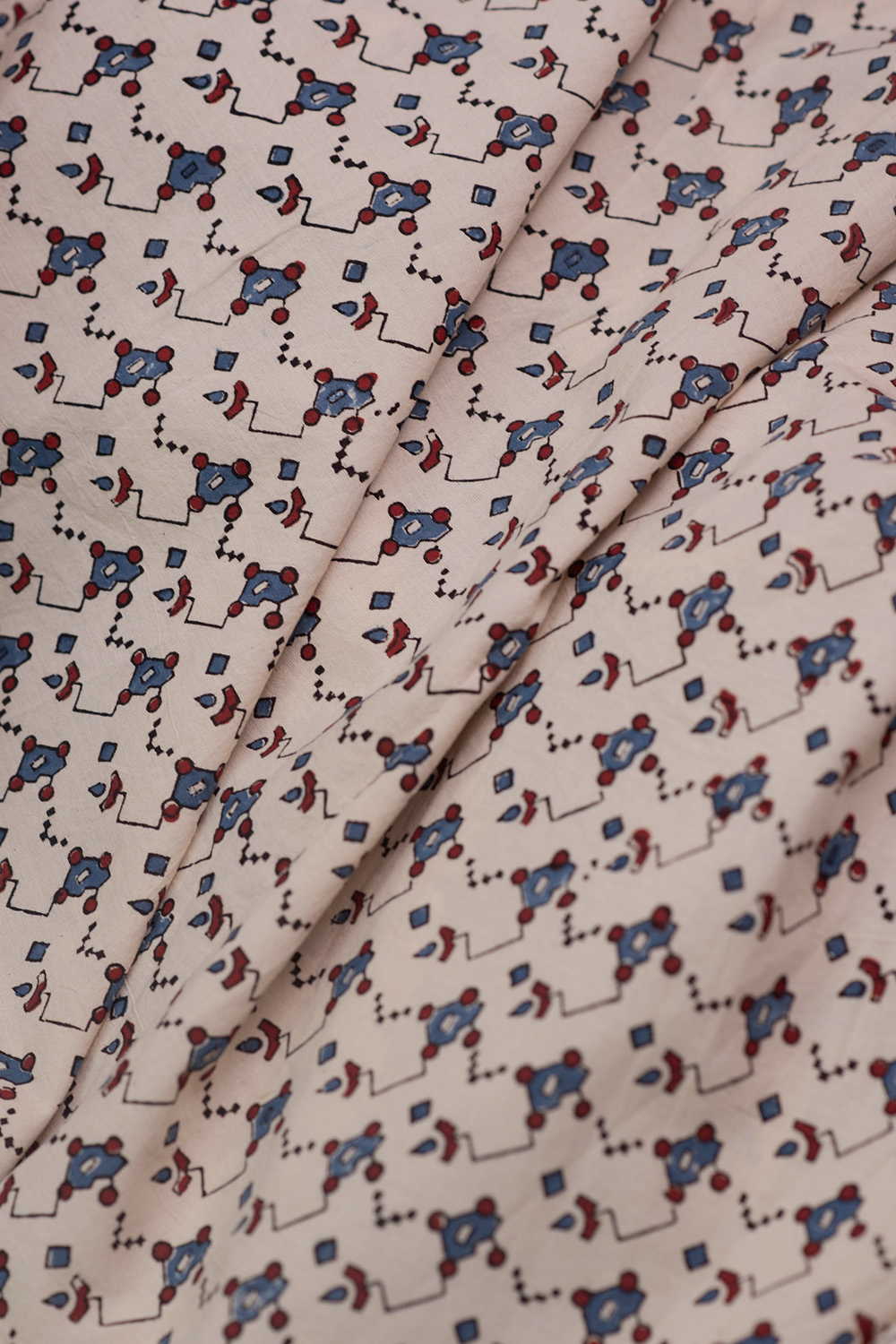 Block Printed Fabric - Matkatus 