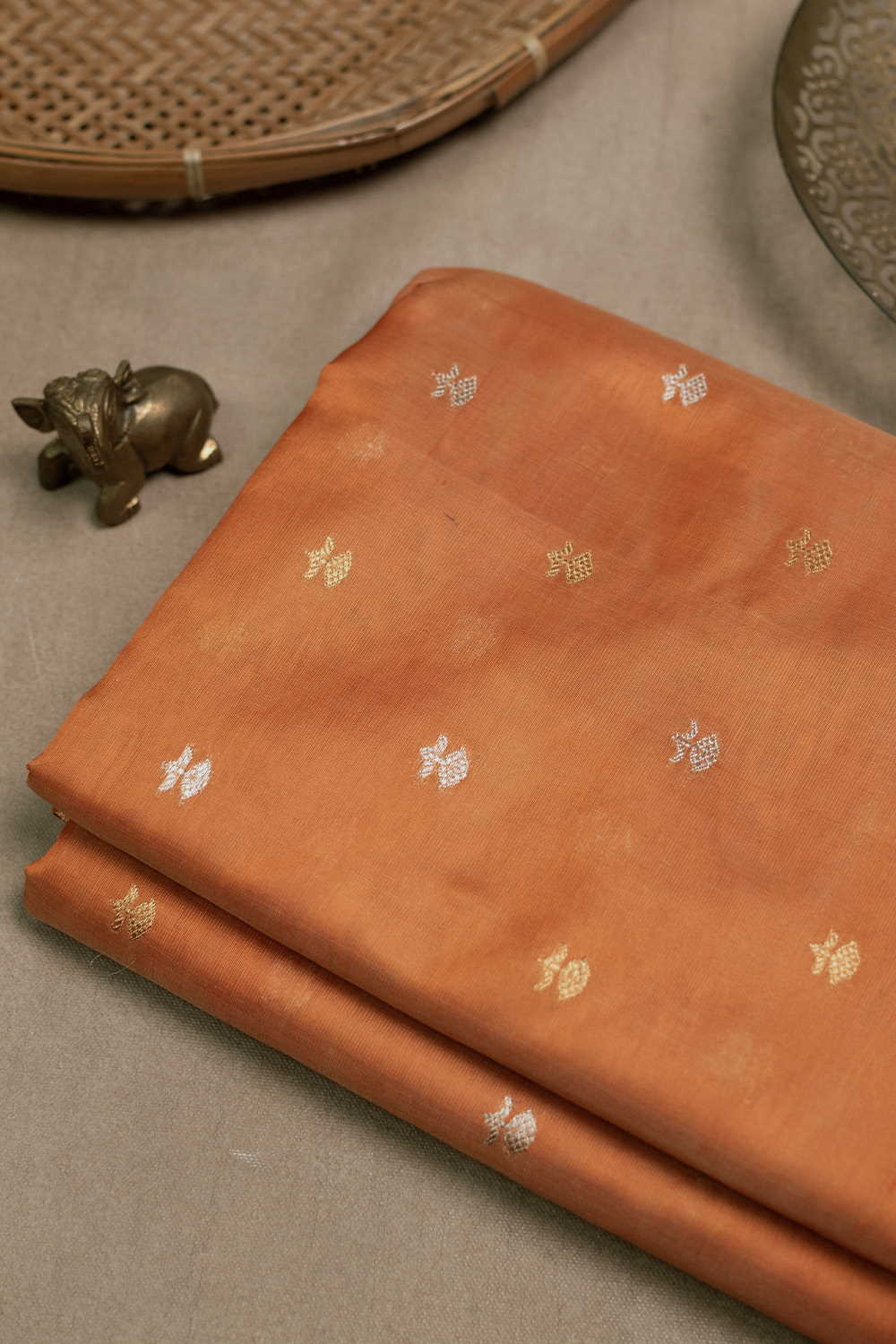 Chanderi Silk Cotton Fabric - Matkatus