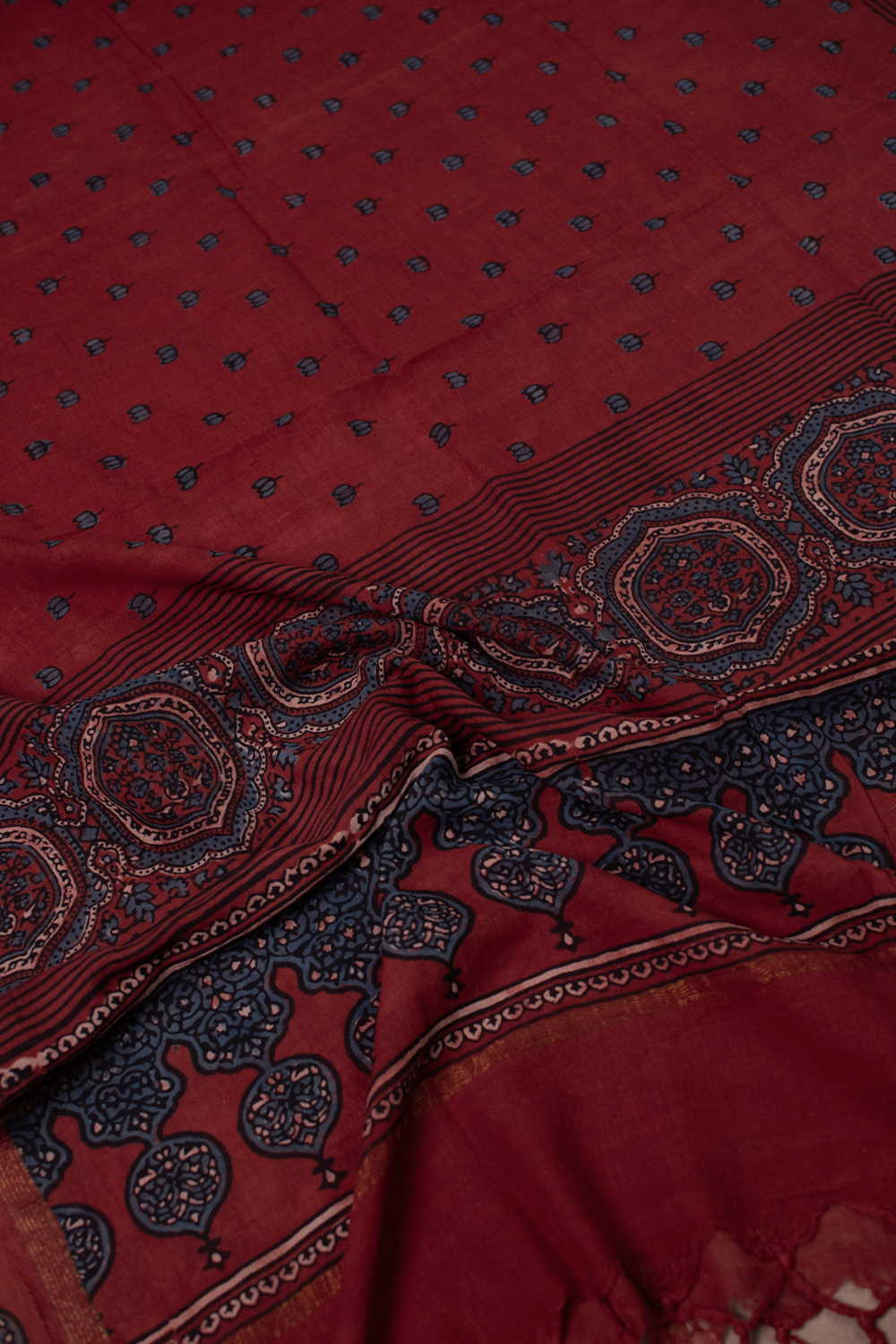 Block Printed Dupatta - Matkatus