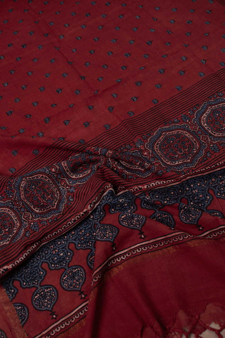 Block Printed Dupatta - Matkatus
