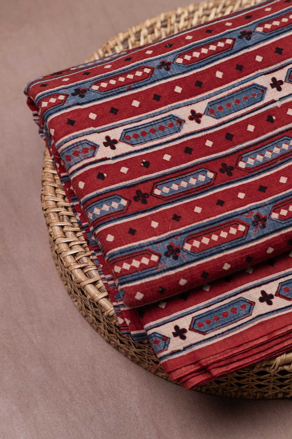 Ajrak Cotton Fabric - Matkatus 