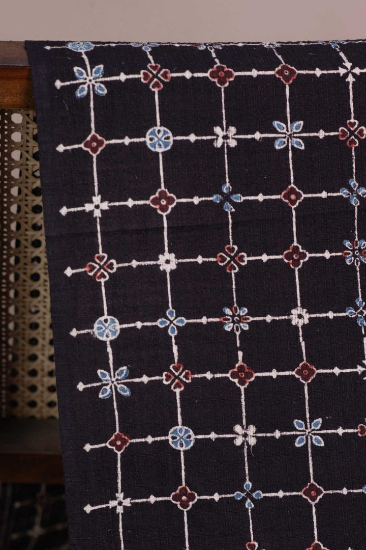 Ajrak Cotton Fabric - Matkatus 