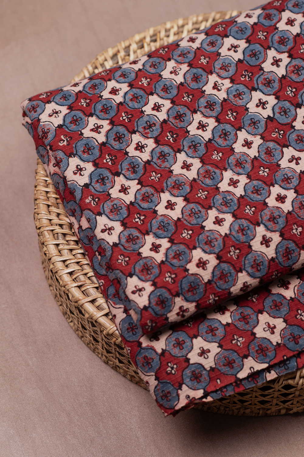 Ajrak Cotton Fabric - Matkatus 