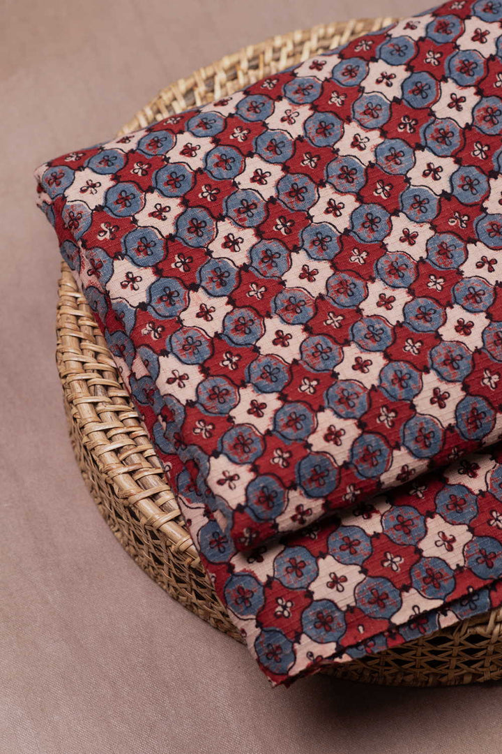 Ajrak Cotton Fabric - Matkatus 