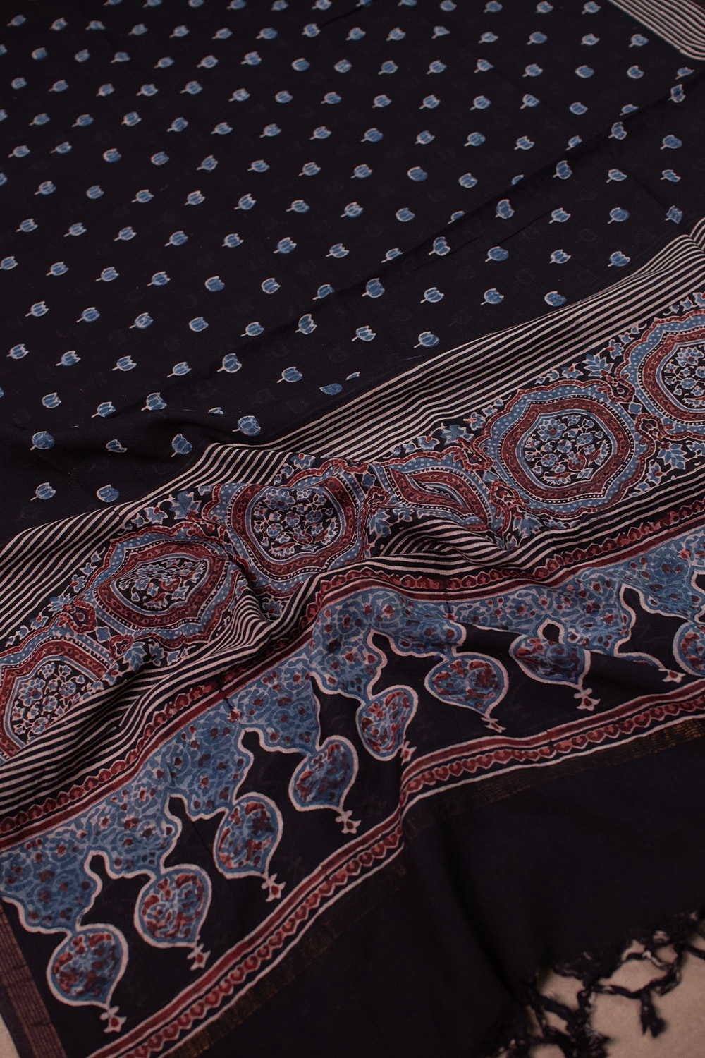 Block Printed Dupatta - Matkatus