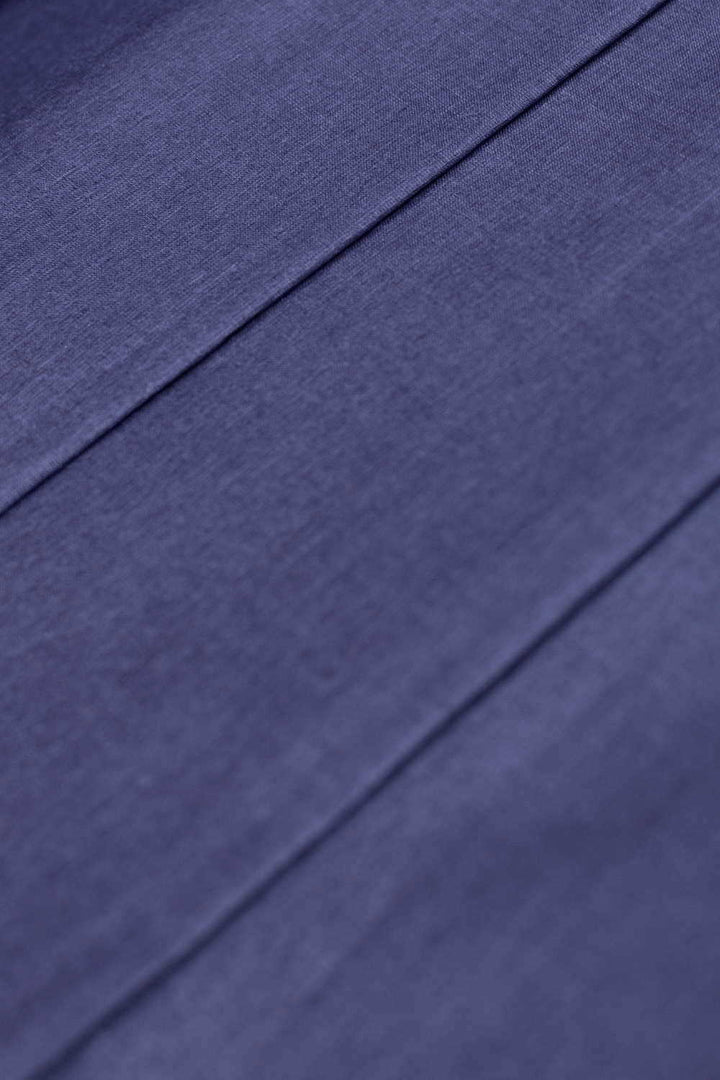 Dark Purple Handwoven Tussar Fabric - 0.6m