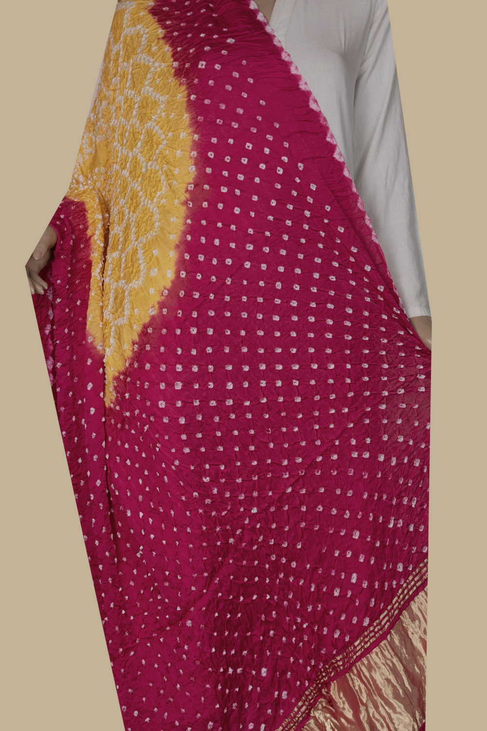 Bandhani Dupatta - Matkatus