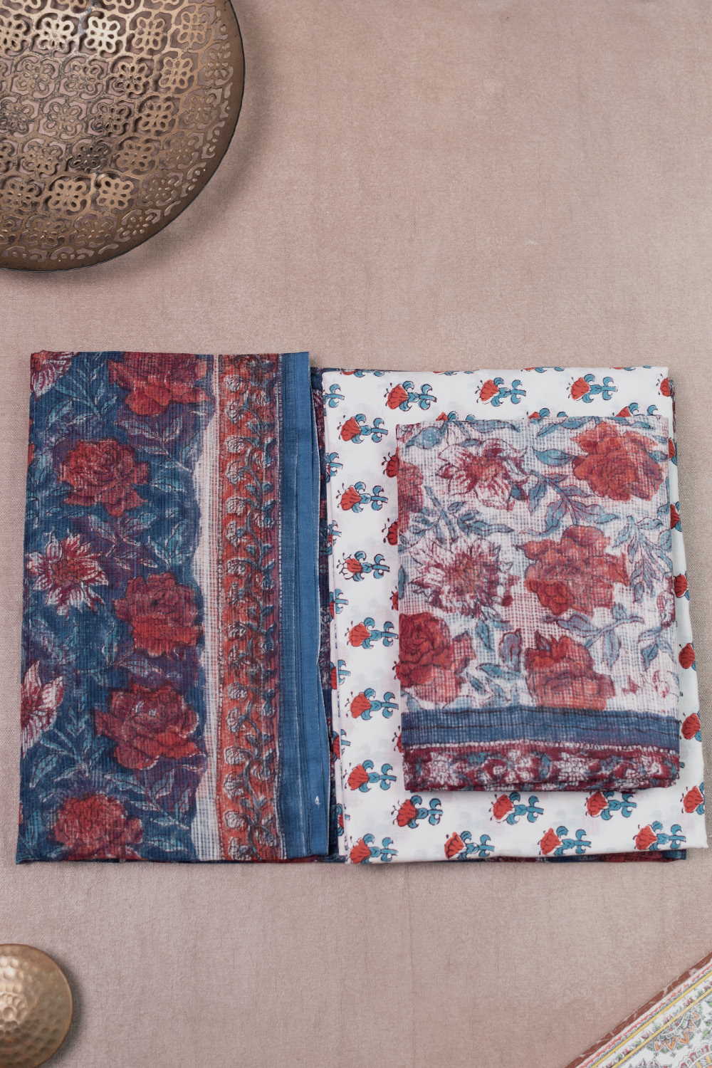 Block Printed Cotton Suits - Matkatus 