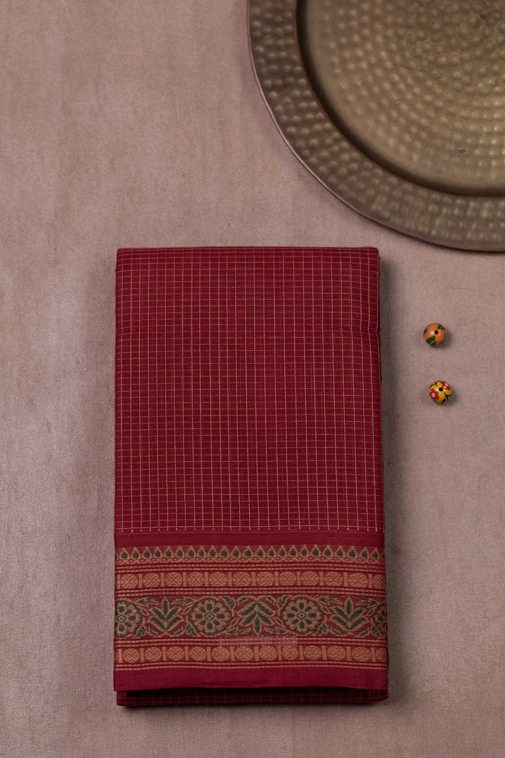 Kanchi Cotton Saree - Matkatus