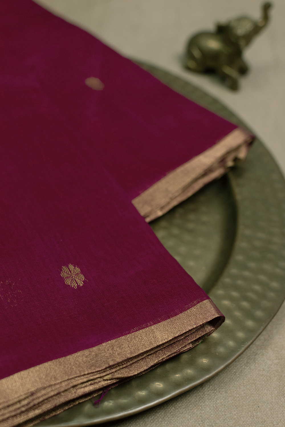 Chanderi Silk Cotton Fabric - Matkatus