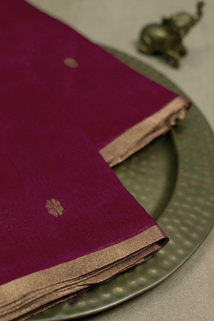 Chanderi Silk Cotton Fabric - Matkatus