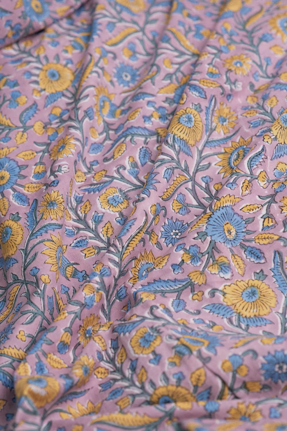 Block printed fabrics - Matkatus 