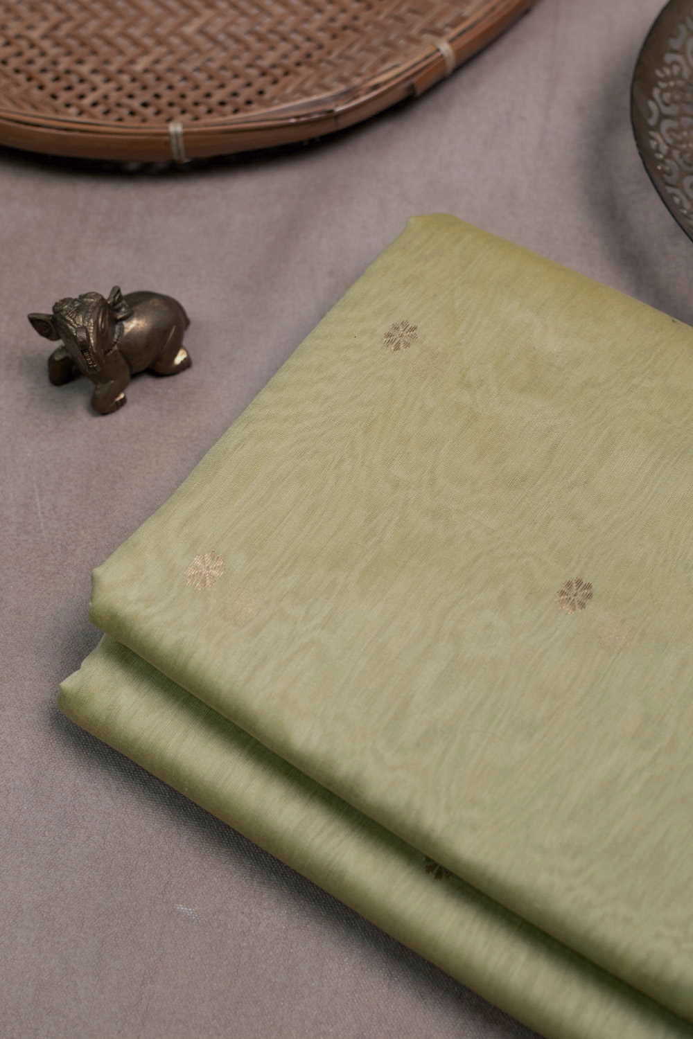 Chanderi Silk Cotton Fabric - Matkatus