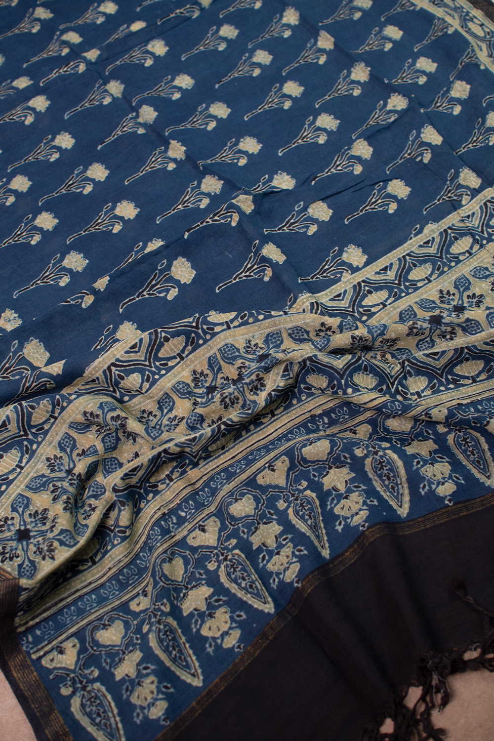 Block Printed Dupatta - Matkatus