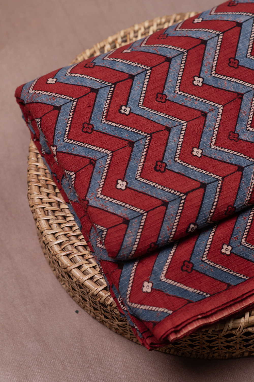 Ajrak Cotton Fabric - Matkatus 