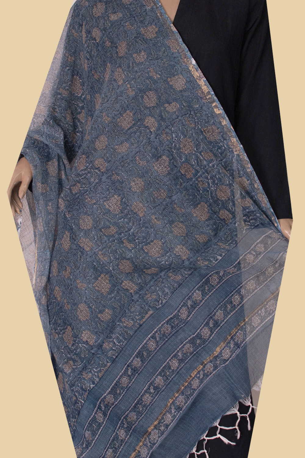 Block Printed Dupattas - Matkatus 