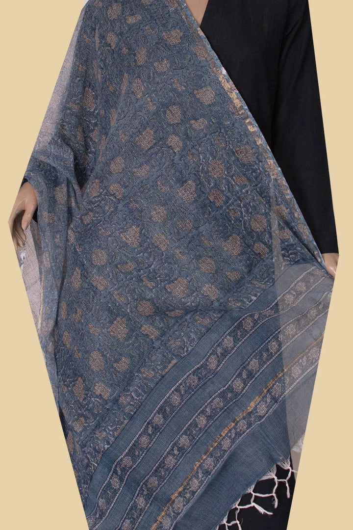 Block Printed Dupattas - Matkatus 