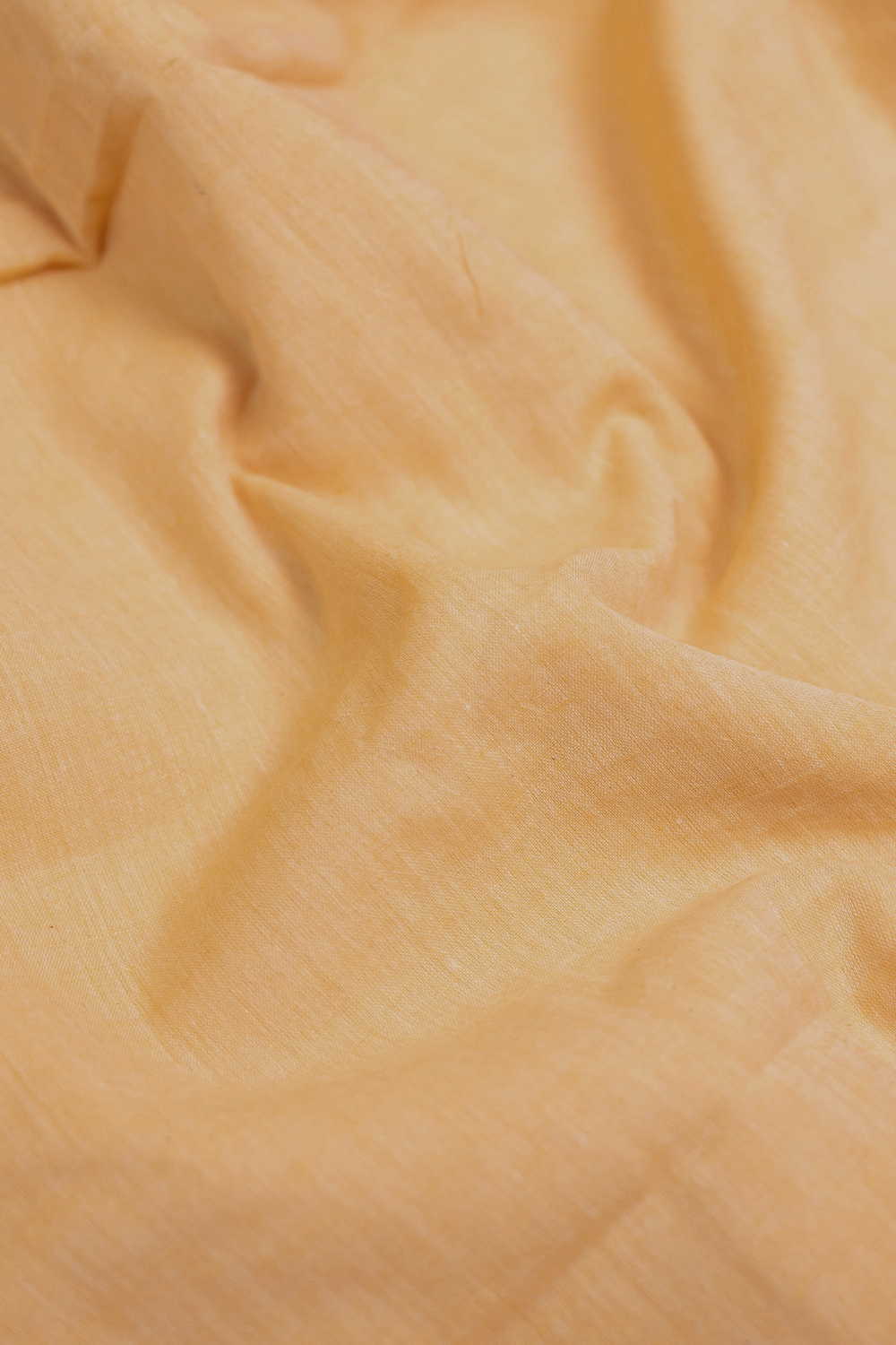 Soft Yellow Handwoven Mul Cotton Fabric