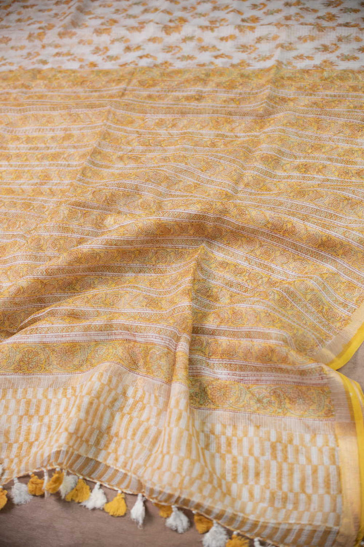Block Printed Sarees - Matkatus 