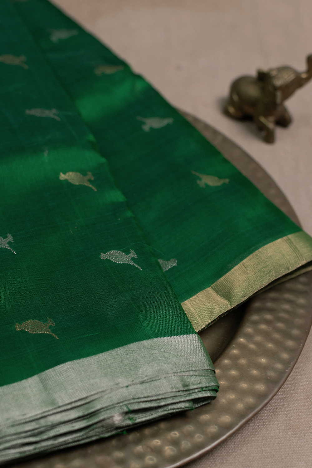 Chanderi Silk Cotton Fabric - Matkatus