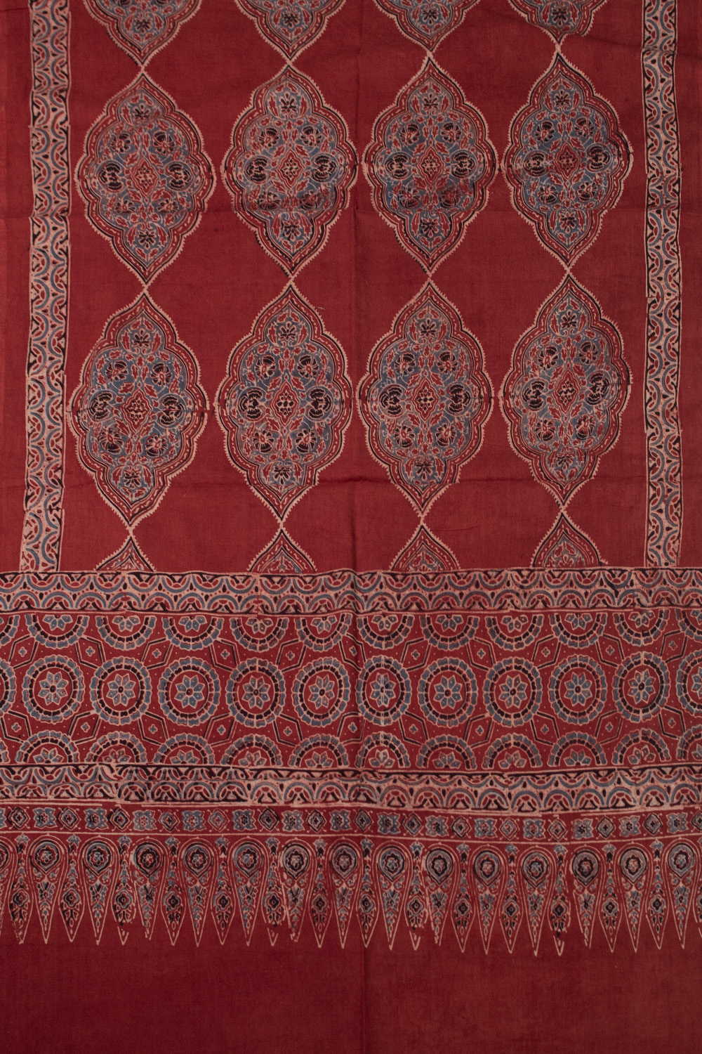Ajrak Cotton Dupatta - Matkatus 