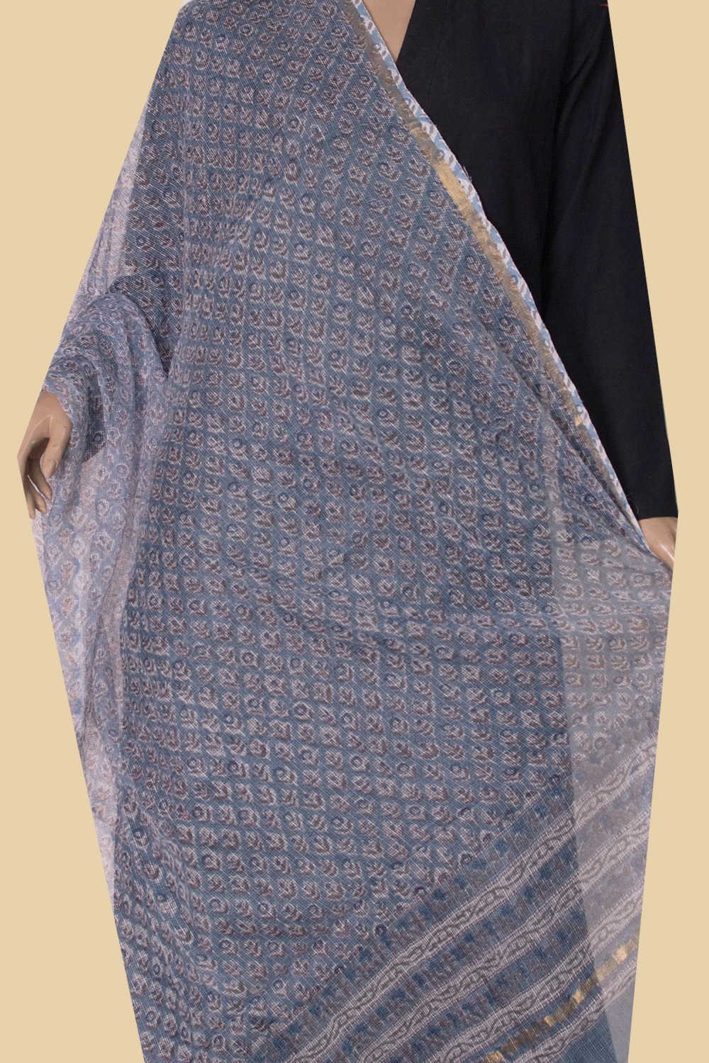 Block Printed Dupattas - Matkatus 
