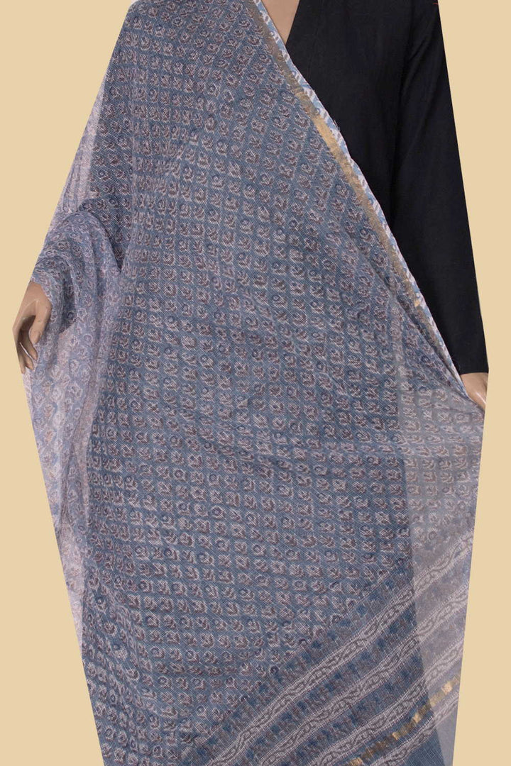 Block Printed Dupattas - Matkatus 