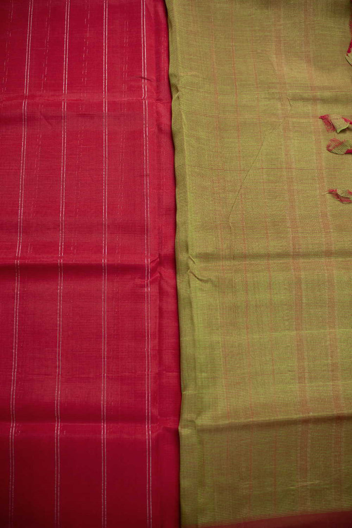 Mangalgiri Silk Cotton Saree - Matkatus 