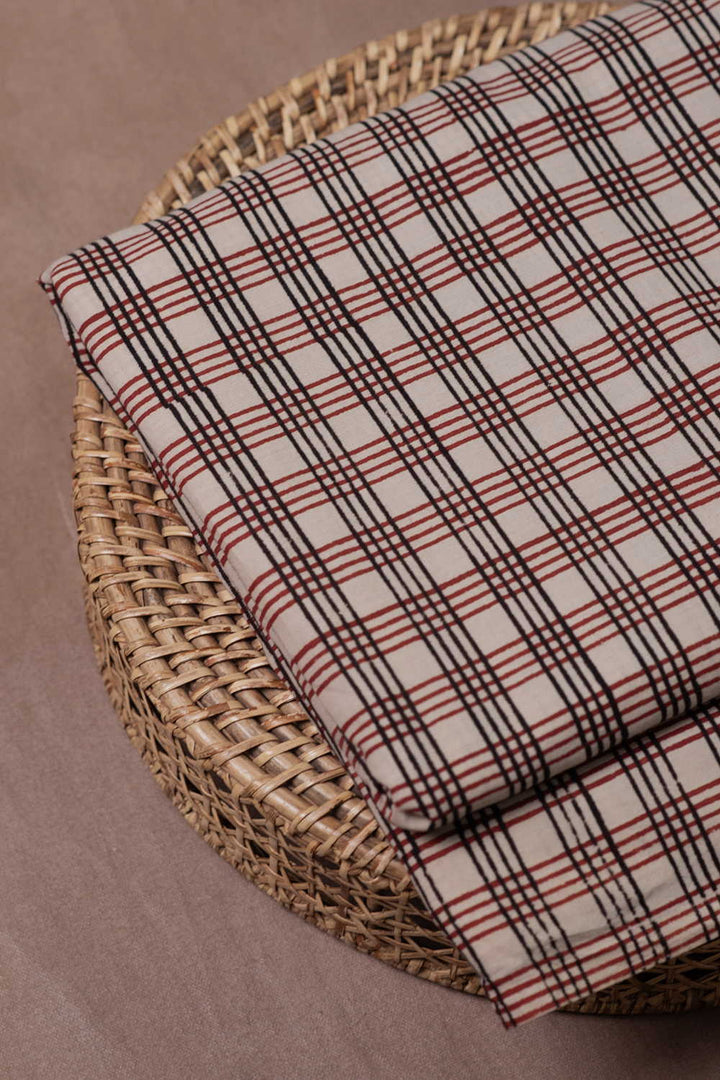 Block Printed Fabric-Matkatus 