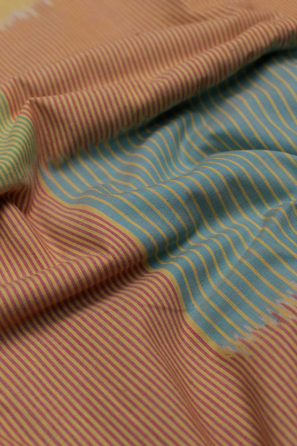 Patterned - Jungle Blocks Ikat Cotton Fabric