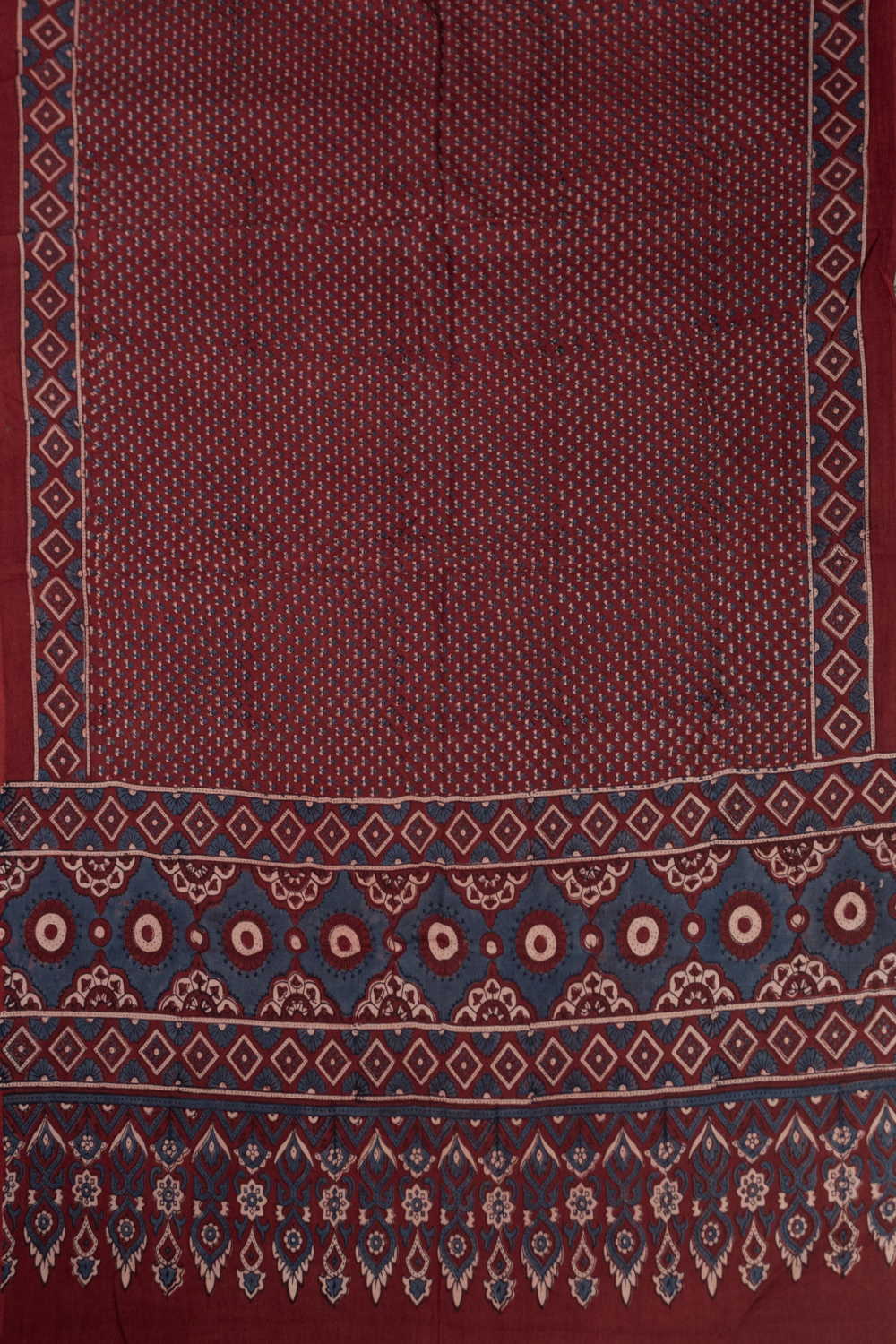 Ajrak Print Dupatta - Matkatus 