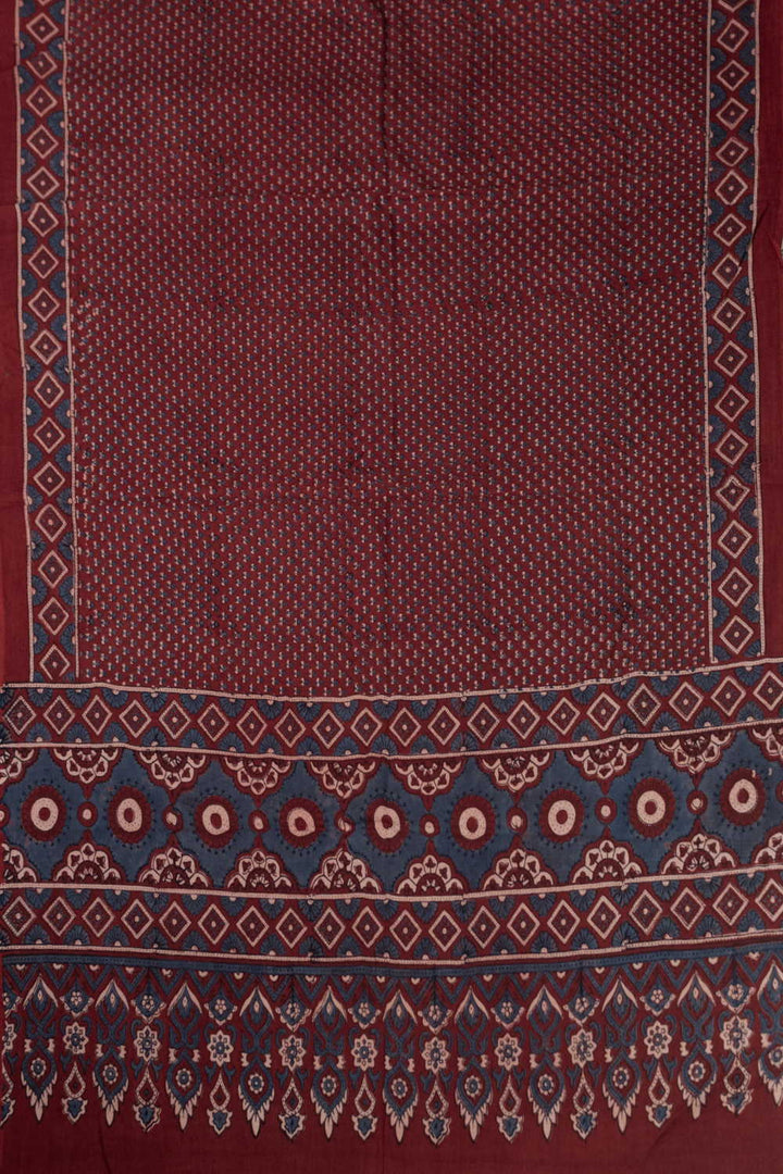Ajrak Print Dupatta - Matkatus 