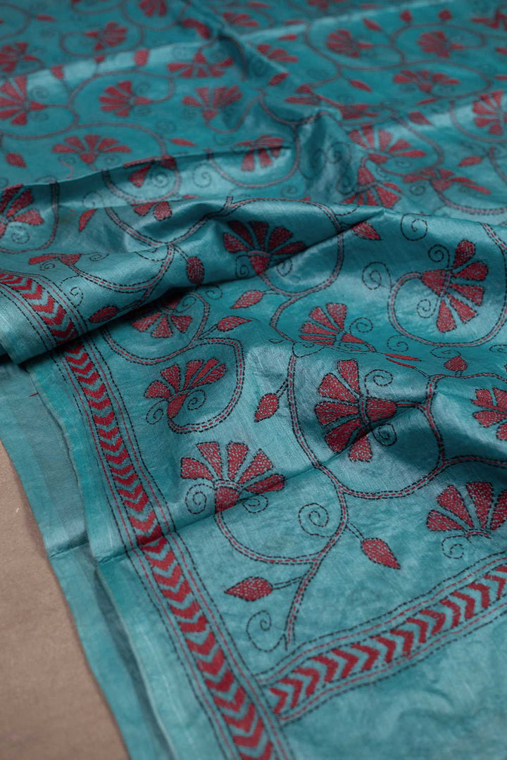 Embroidered Dupatta - Matkatus 