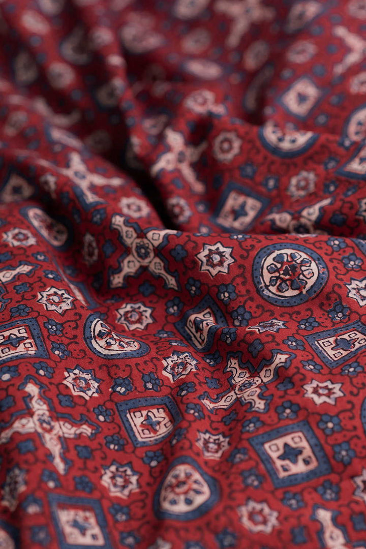 Block Printed Fabric- Matkatus 