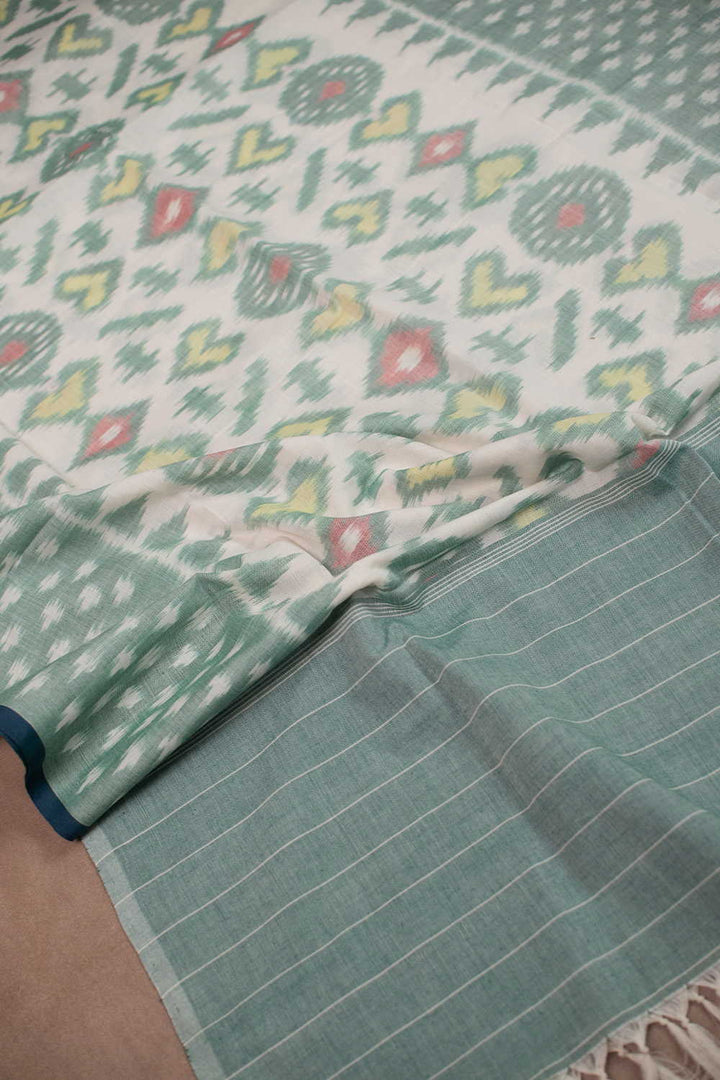 Ikat Cotton Dupatta - Matkatus