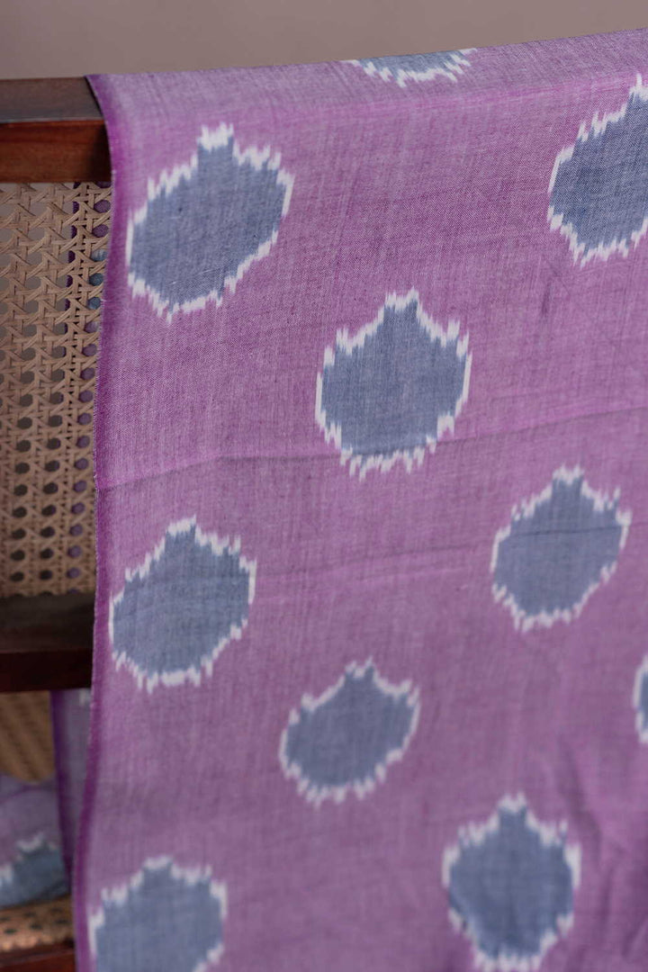 Polka-Dot Ikat Cotton Fabric