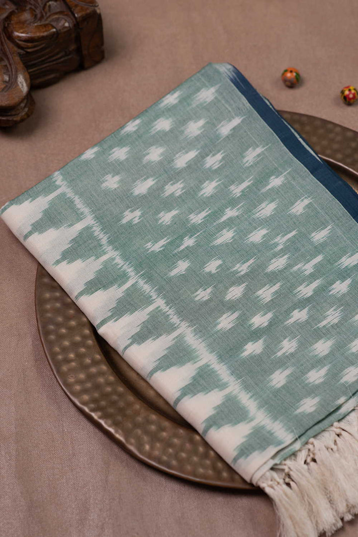 Ikat Cotton Dupatta - Matkatus