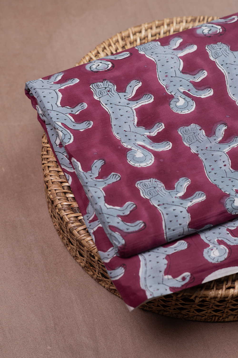 Block Printed Fabric-Matkatus 