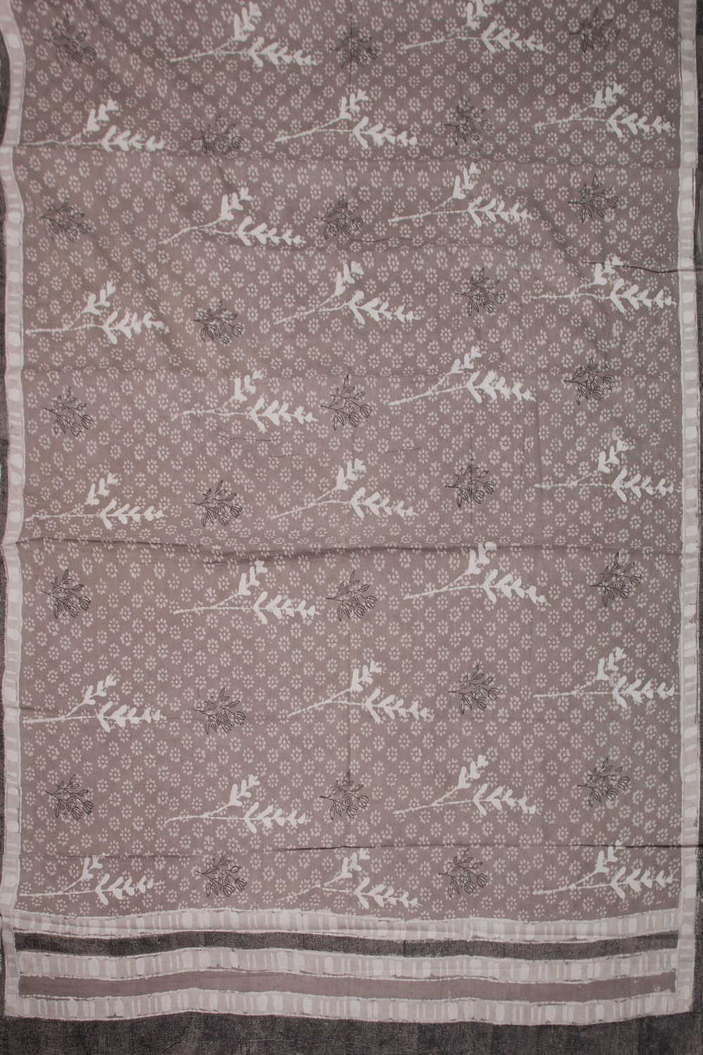 Block Printed Cotton Saree - Matkatus 